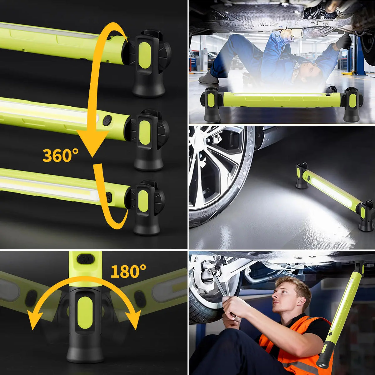 3000LM Under Hood Work Light Bar – Magnetic LED Work Light for Car Repairs & Garage Use