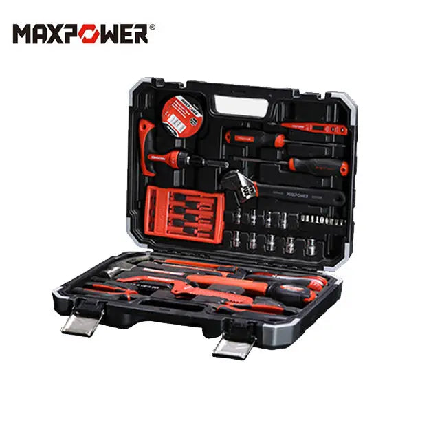 MAXPOWER 45PCs 46 Pcs Auto Repair Kits Box Vehicle Repair Tools Set Bicycle Repairing Set